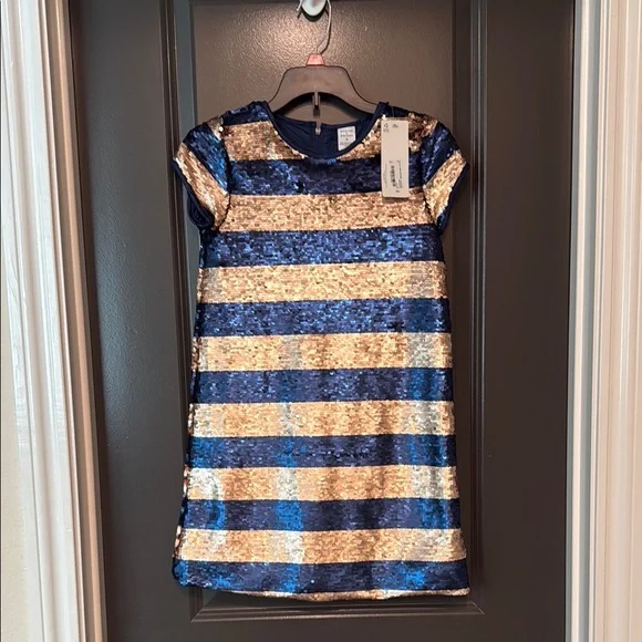 blue sequin shirt dress Custom Logo Sequin Jersey Dress – Superior Bling Boutique